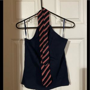 Juniors Tommy Hilfiger halter with tie